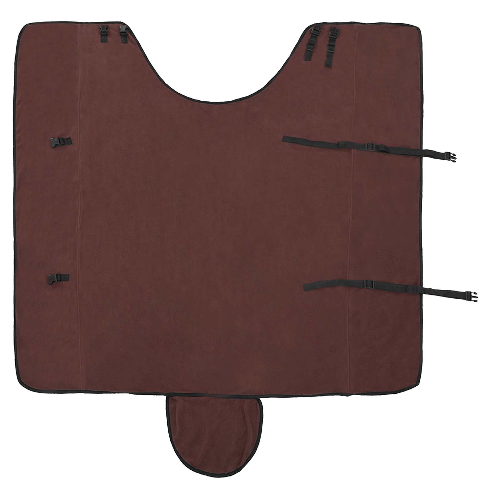 Coperta per Cavalli Marrone Scuro Completo 145 cm Poliestere