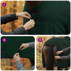 Coperta per Cavalli Verde scuro completo 75 cm Poliestere