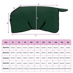 Coperta per Cavalli Verde scuro completo 75 cm Poliestere