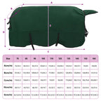 Coperta per Cavalli Verde scuro completo 165 cm Poliestere