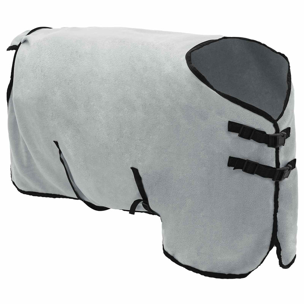 Coperta per Cavalli Grigio chiaro e rosa completo 105 cm