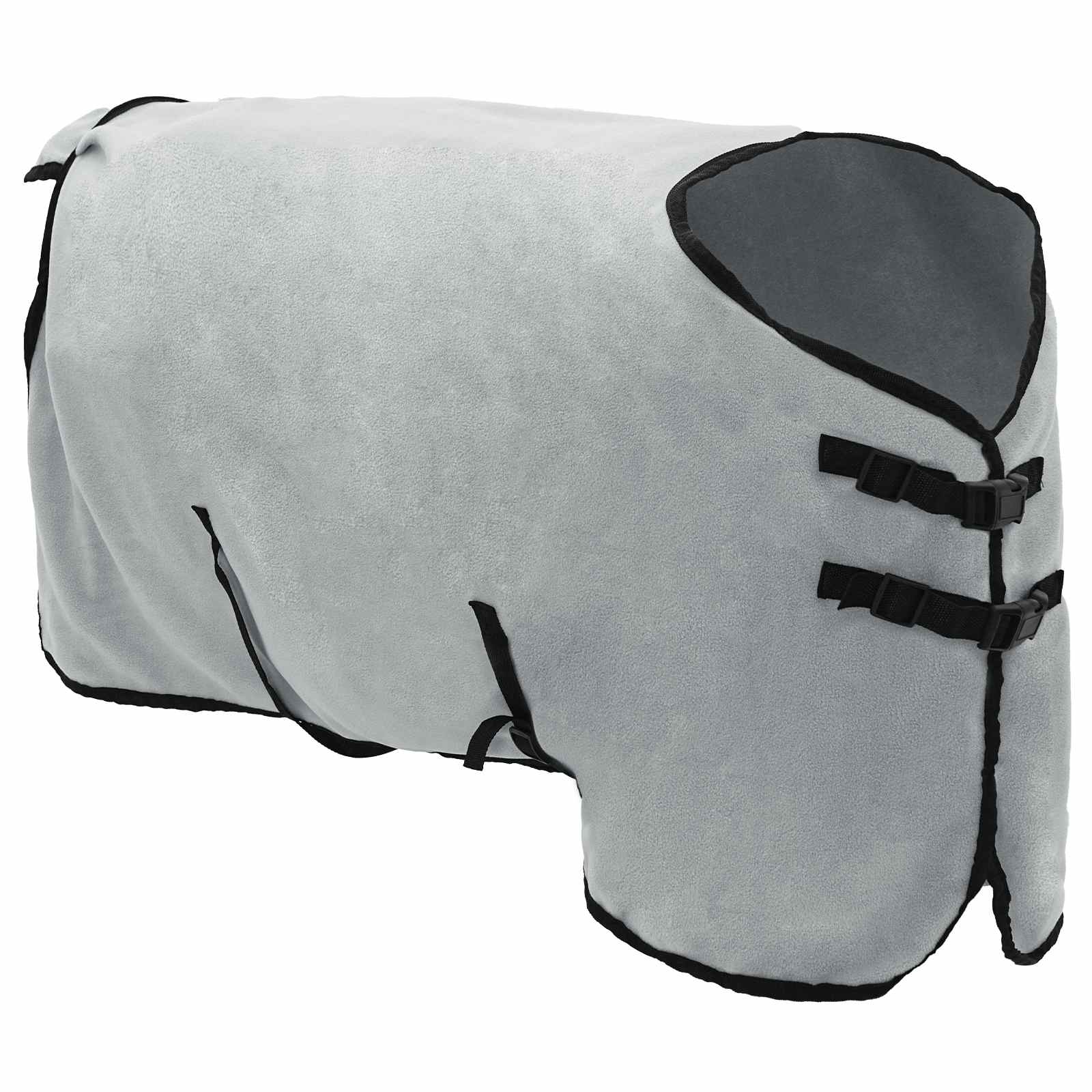 Coperta per Cavalli Grigio chiaro e rosa completo 105 cm
