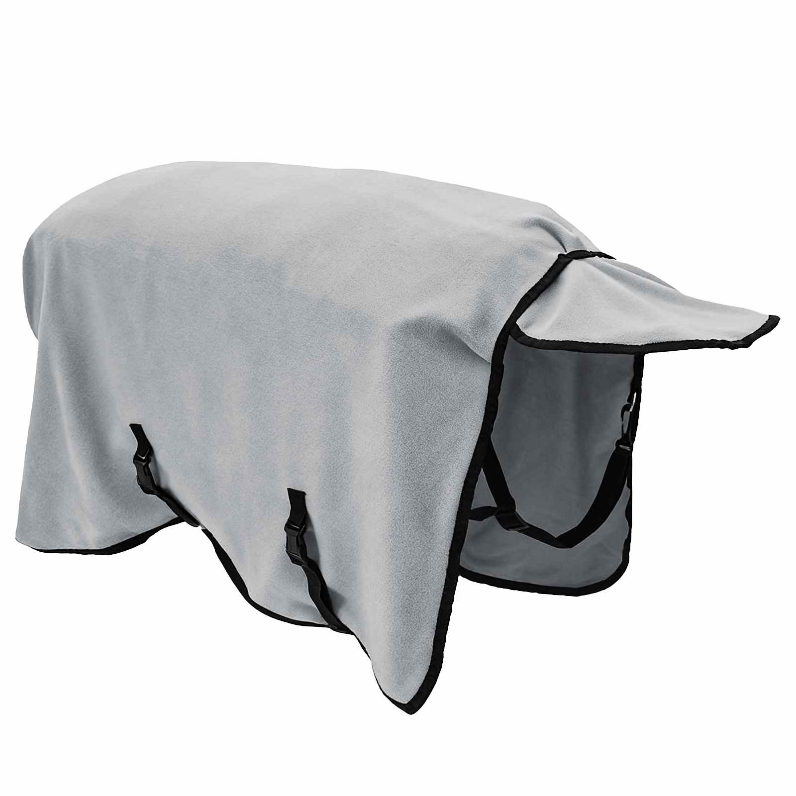 Coperta per Cavalli Grigio chiaro e rosa completo 105 cm