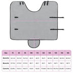 Coperta per Cavalli Grigio chiaro e rosa completo 105 cm