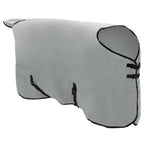 Coperta per Cavalli Grigio chiaro e rosa completo 125 cm