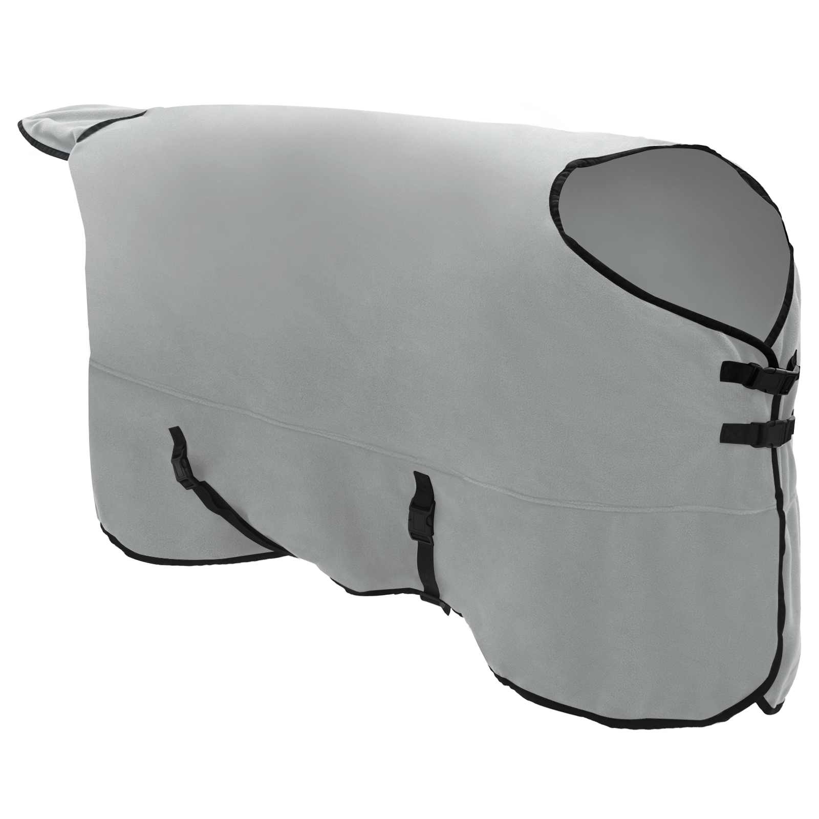 Coperta per Cavalli Grigio chiaro e rosa completo 125 cm