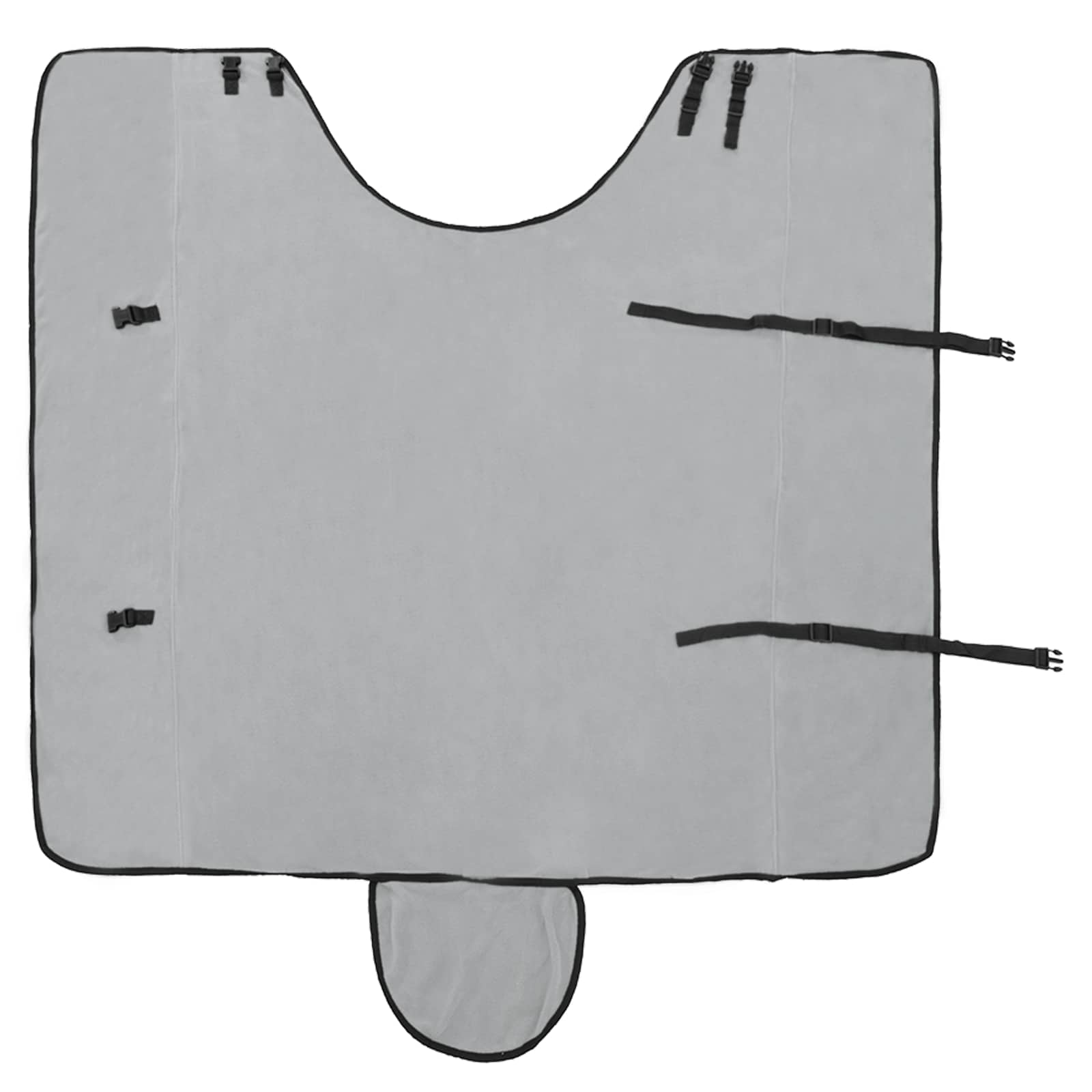 Coperta per Cavalli Grigio chiaro e rosa completo 125 cm