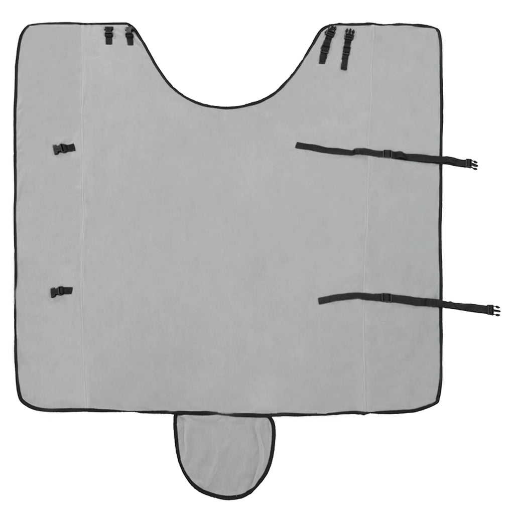 Coperta per Cavalli Grigio chiaro e rosa completo 135 cm