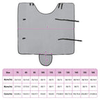 Coperta per Cavalli Grigio chiaro e rosa completo 165 cm