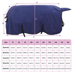 Coperta per Cavalli Blu navy 165 cm Poliestere