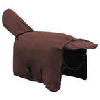 Coperta per Cavalli Marrone Scuro Completo 95 cm Poliestere