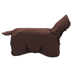 Coperta per Cavalli Marrone Scuro Completo 115 cm Poliestere