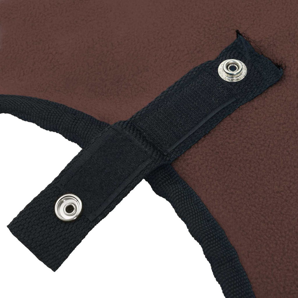 Coperta per Cavalli Marrone Scuro Completo 155 cm Poliestere