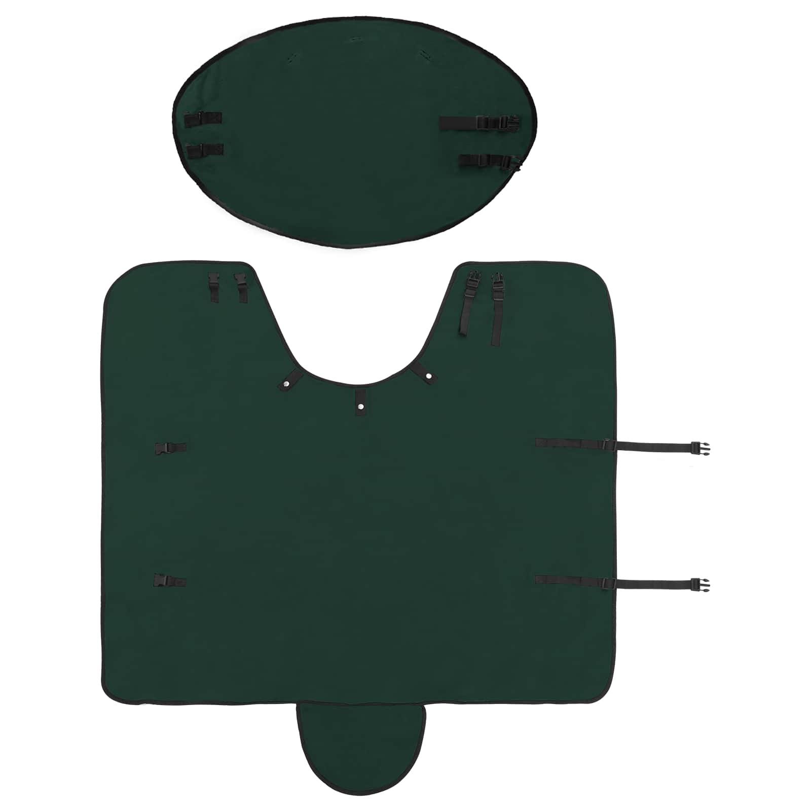 Coperta per Cavalli Verde scuro completo 75 cm Poliestere