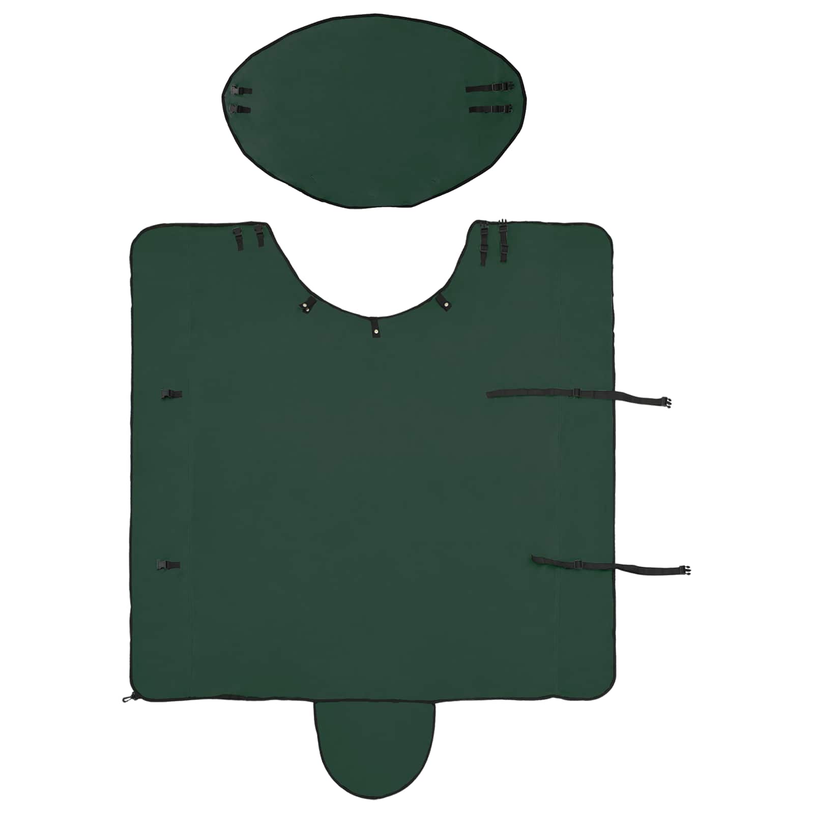 Coperta per Cavalli Verde scuro completo 135 cm Poliestere