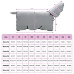 Coperta per Cavalli Grigio chiaro e rosa completo 75 cm