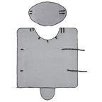 Coperta per Cavalli Grigio chiaro e rosa completo 75 cm