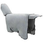 Coperta per Cavalli Grigio chiaro e rosa completo 95 cm