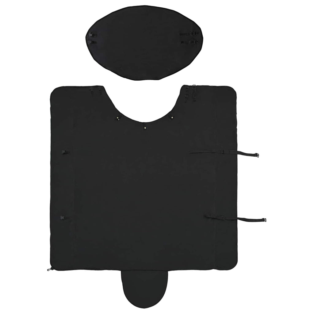 Coperta per Cavalli Nero 135 cm Poliestere