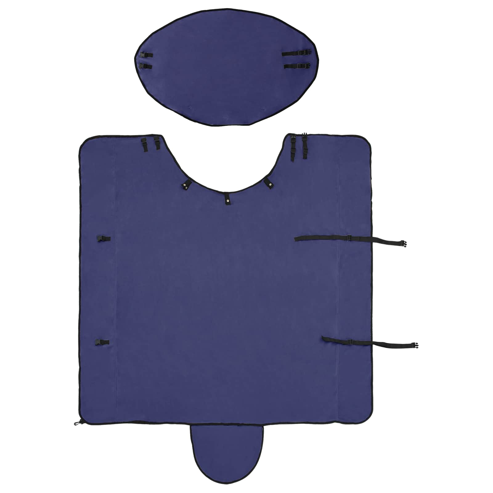 Coperta per Cavalli Blu navy 165 cm Poliestere