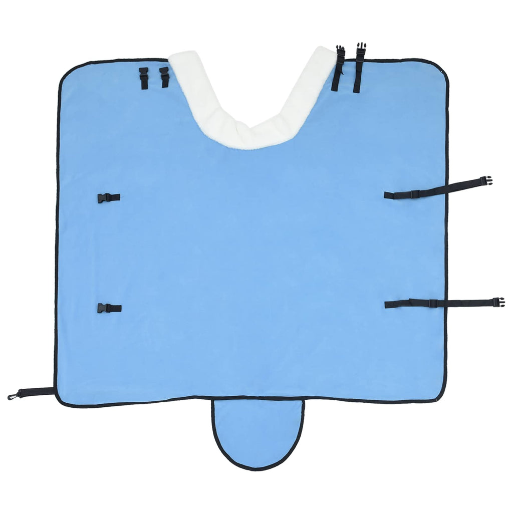 Coperta per Cavalli Aqua Completo 75 cm Felpa in pile