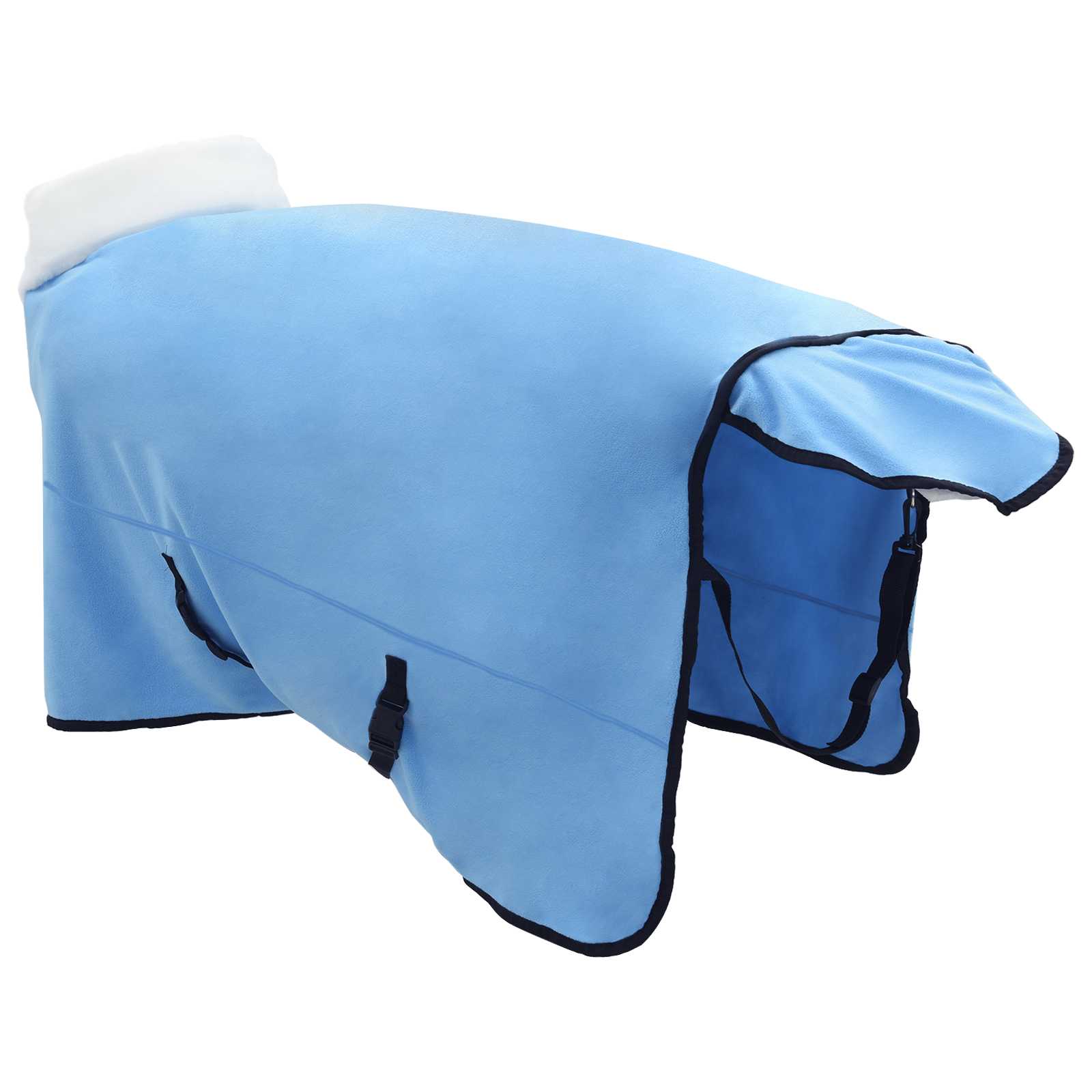 Coperta per Cavalli Aqua Completo 125 cm Felpa in pile
