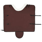 Coperta per Cavalli Marrone Scuro Completo 115 cm Felpa in pile