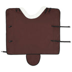 Coperta per Cavalli Marrone Scuro Completo 125 cm Felpa in pile