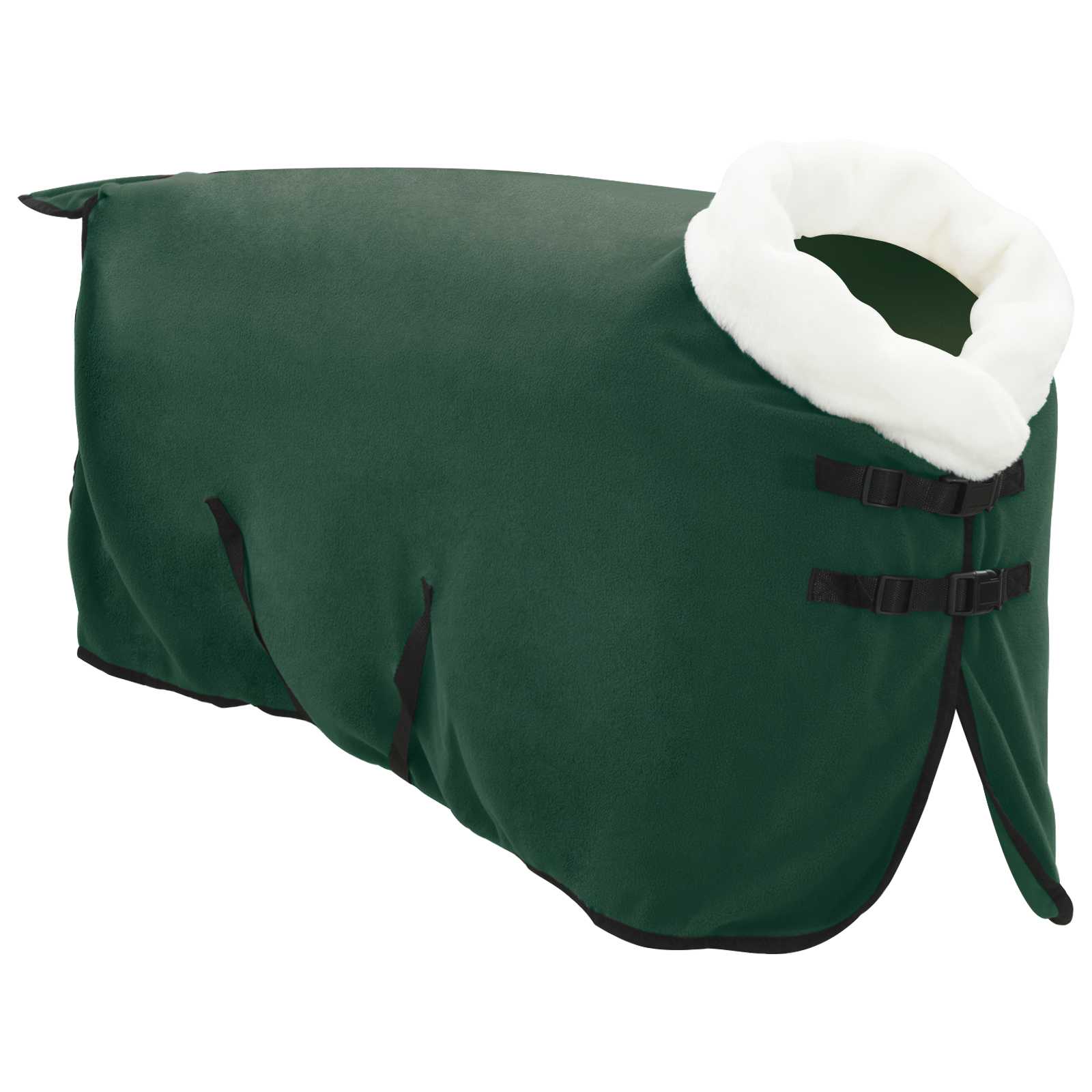 Coperta per Cavalli Verde scuro completo 75 cm Felpa in pile