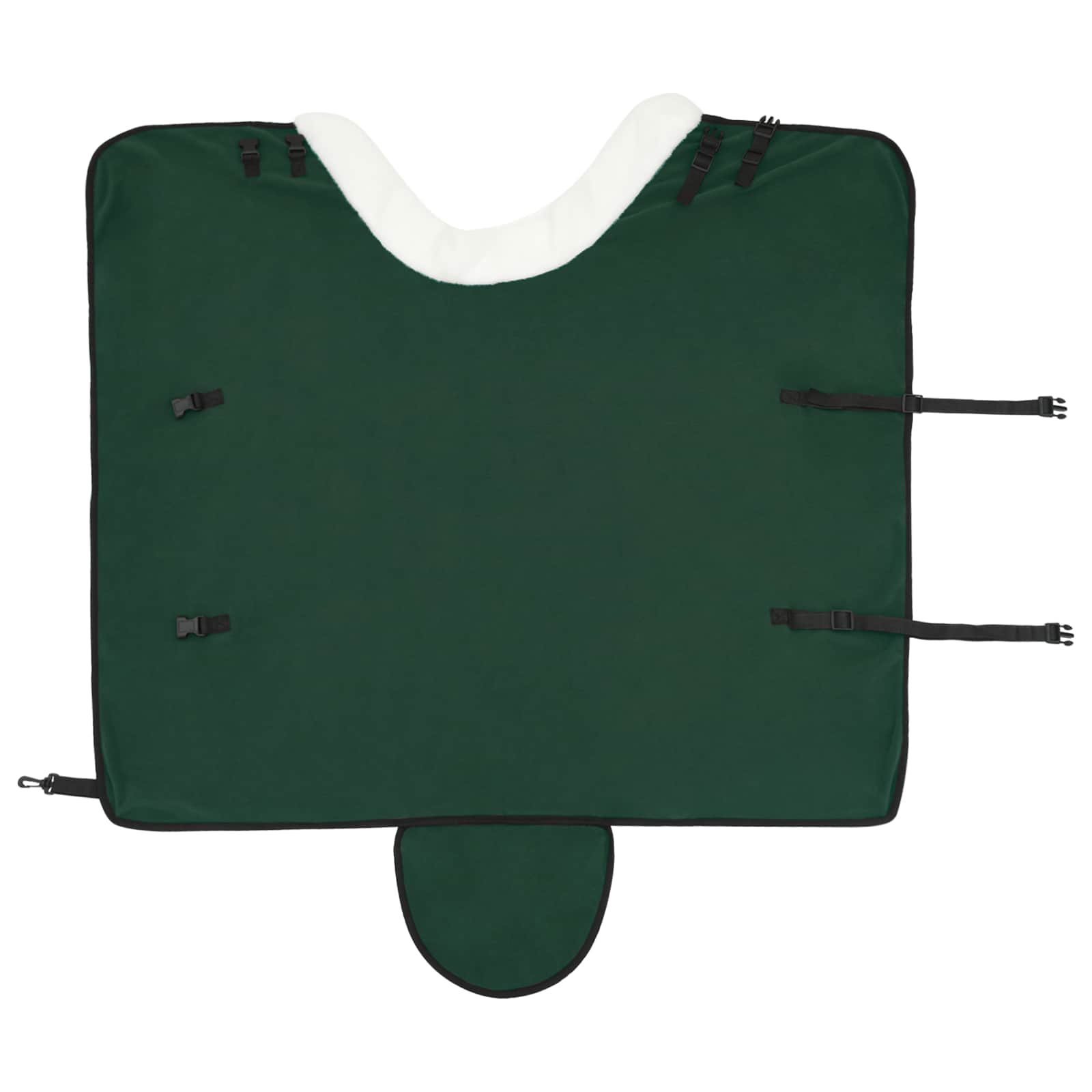 Coperta per Cavalli Verde scuro completo 95 cm Felpa in pile