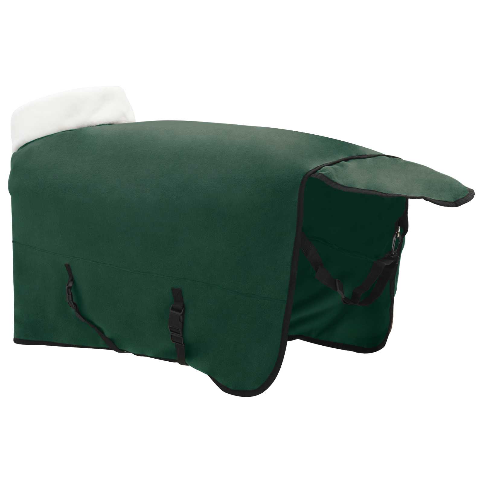 Coperta per Cavalli Verde scuro completo 165 cm Felpa in pile