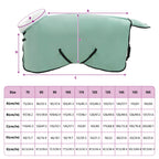 Coperta per Cavalli Verde scuro completo 85 cm Felpa in pile