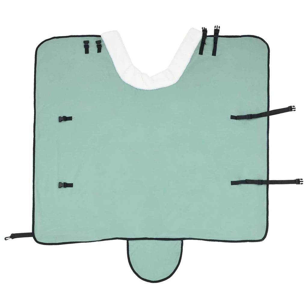Coperta per Cavalli Verde scuro completo 85 cm Felpa in pile