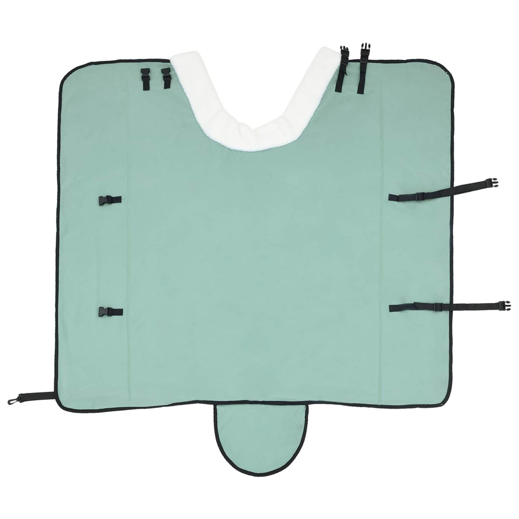 Coperta per Cavalli Verde scuro completo 145 cm Felpa in pile