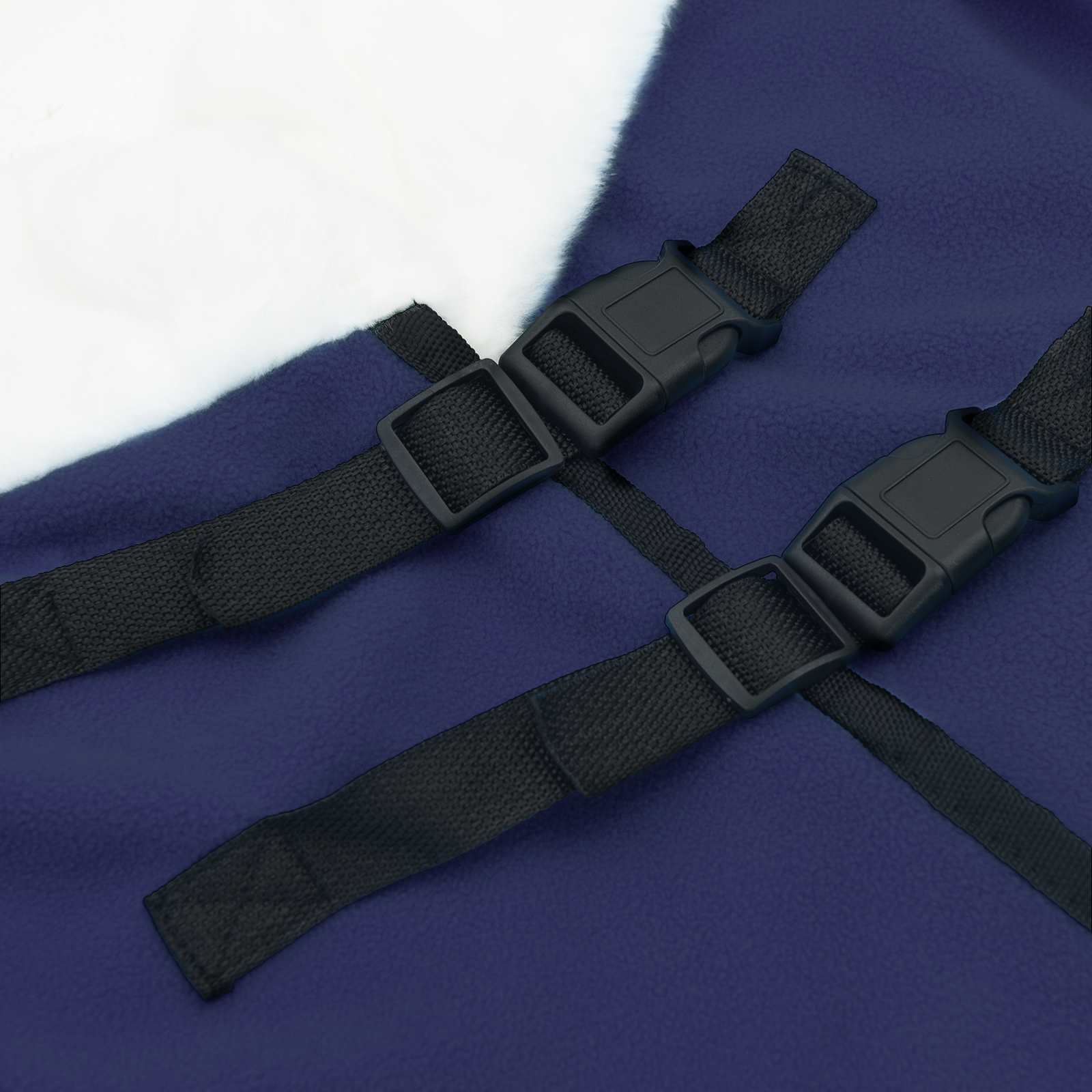 Coperta per Cavalli Blu navy 125 cm Felpa in pile