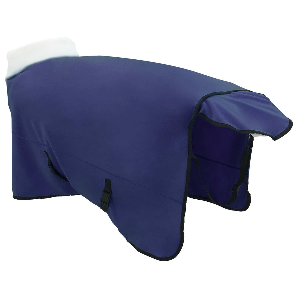 Coperta per Cavalli Blu navy 125 cm Felpa in pile