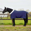 Coperta per Cavalli Blu navy 165 cm Felpa in pile