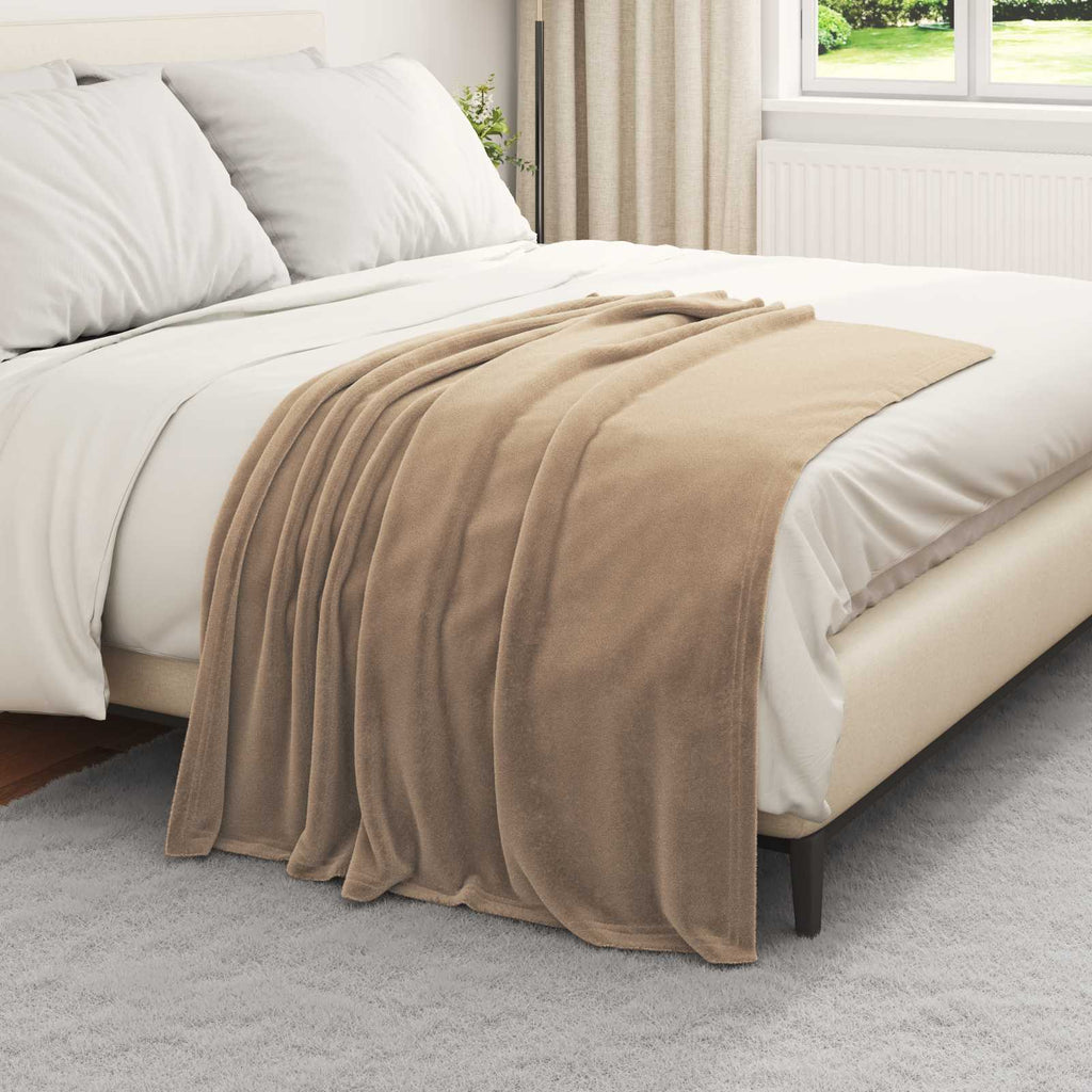 Coperta Cammello 130 x 150 cm Panno