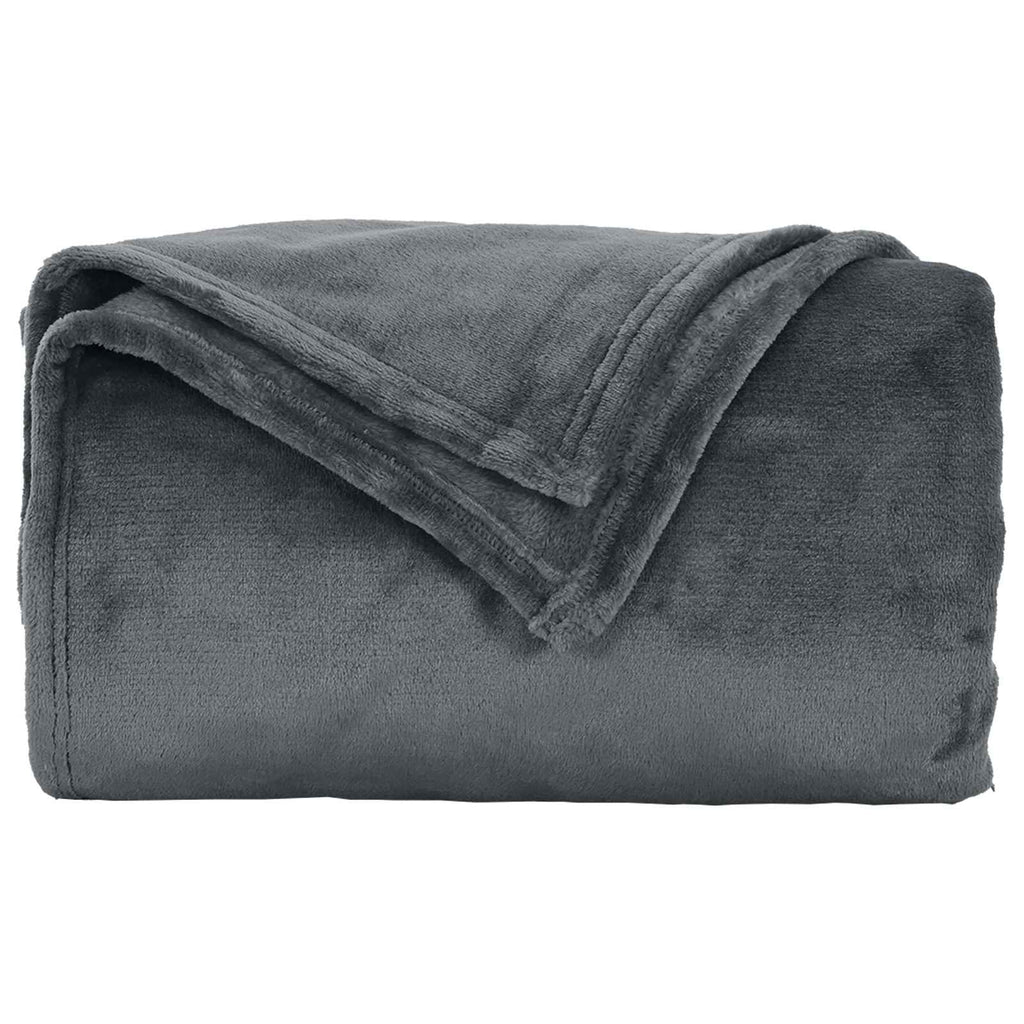 Coperta Grigio scuro 150 x 200 cm Panno
