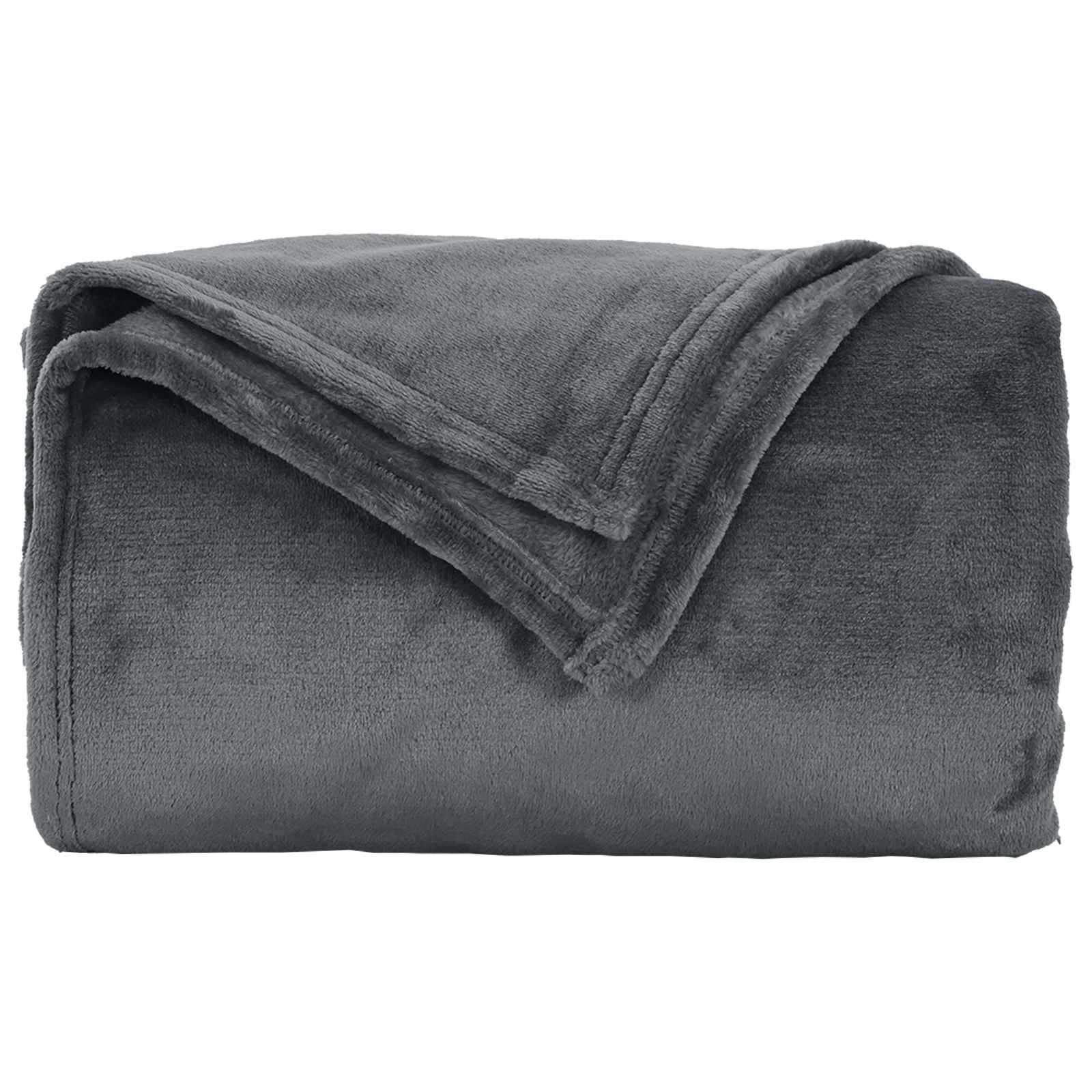 Coperta Grigio scuro 150 x 200 cm Panno