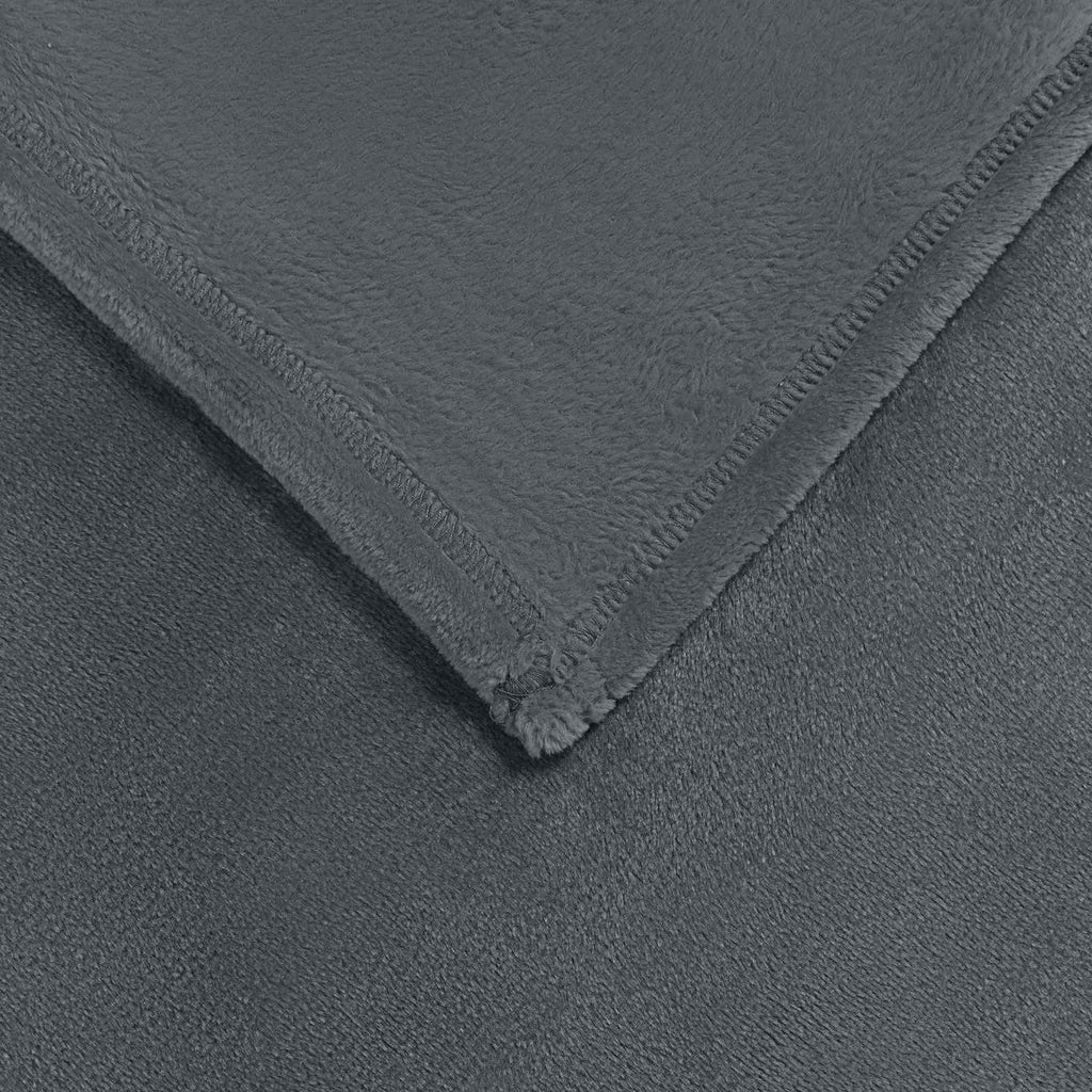 Coperta Grigio scuro 220 x 240 cm Panno