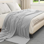Coperta Grigio 220 x 240 cm Panno