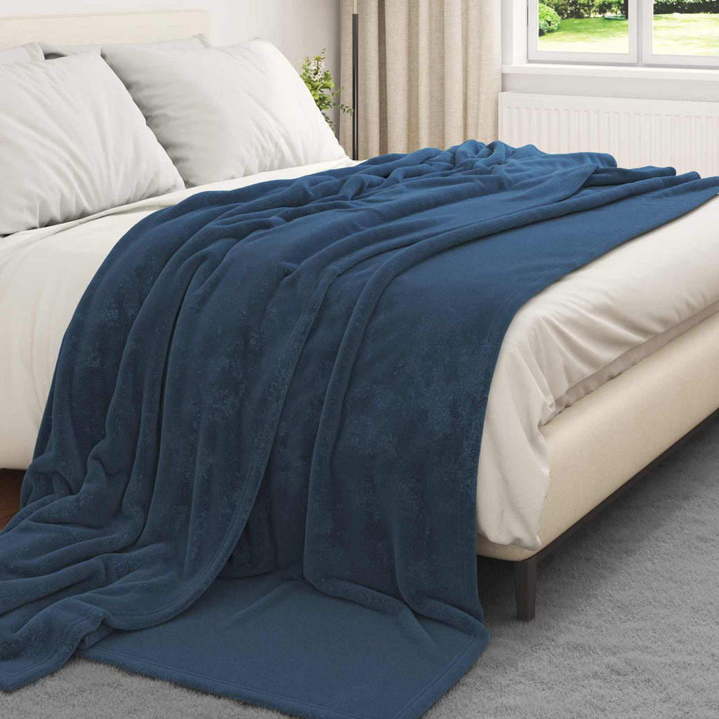 Coperta Blu navy 220 x 240 cm Panno