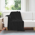Coperta Nero 130 x 150 cm Panno