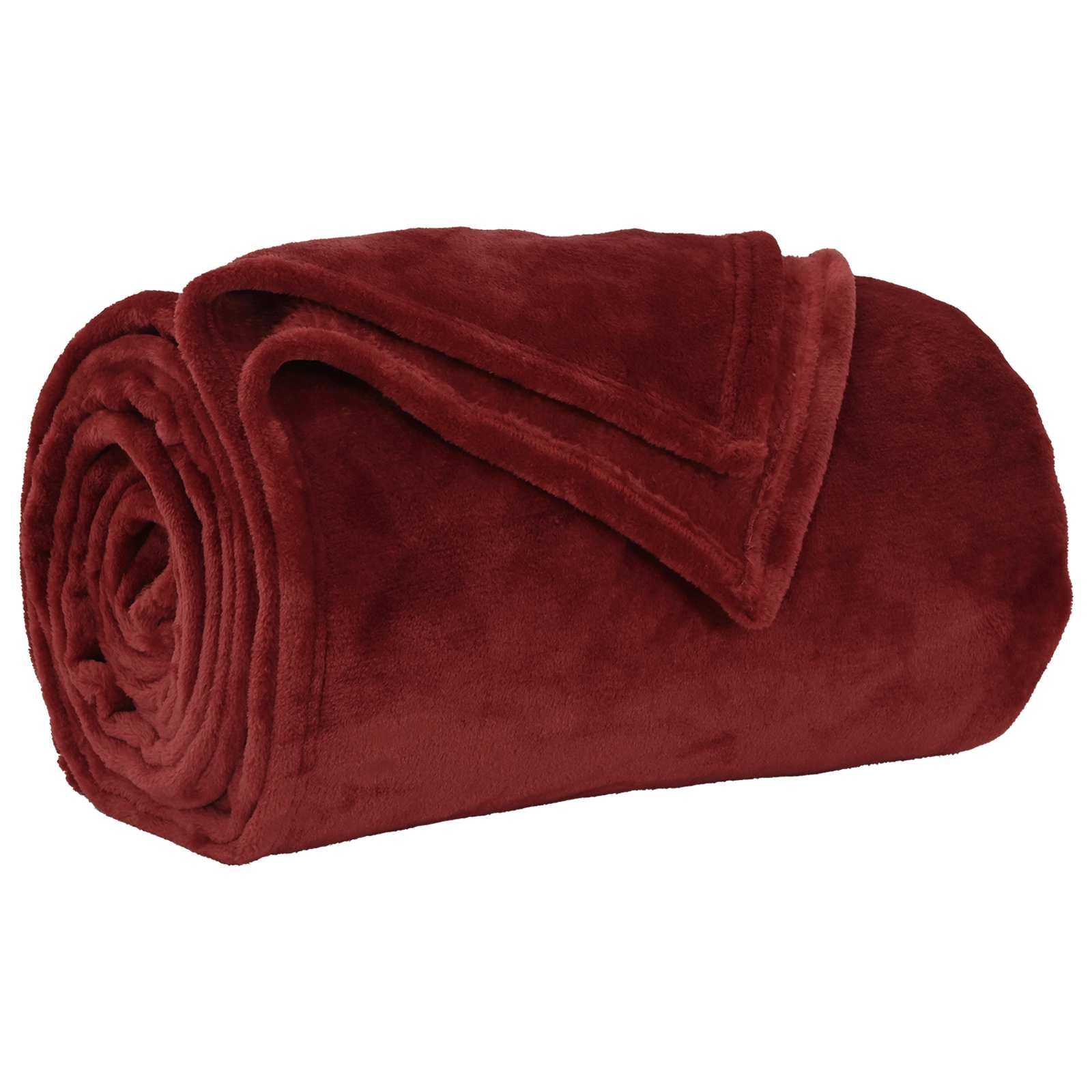 Coperta Rosso Bordeaux 150 x 200 cm Panno