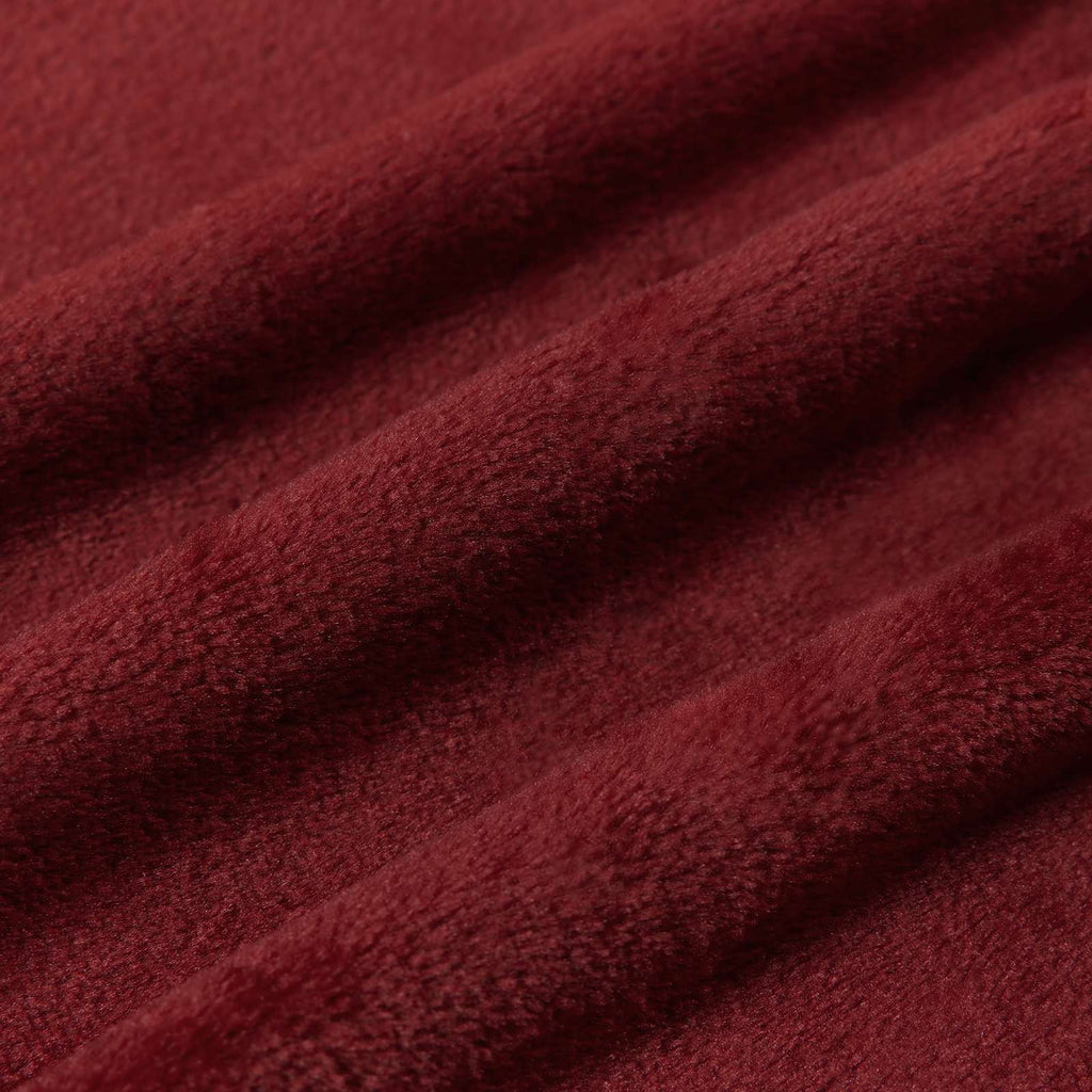 Coperta Rosso Bordeaux 220 x 240 cm Panno