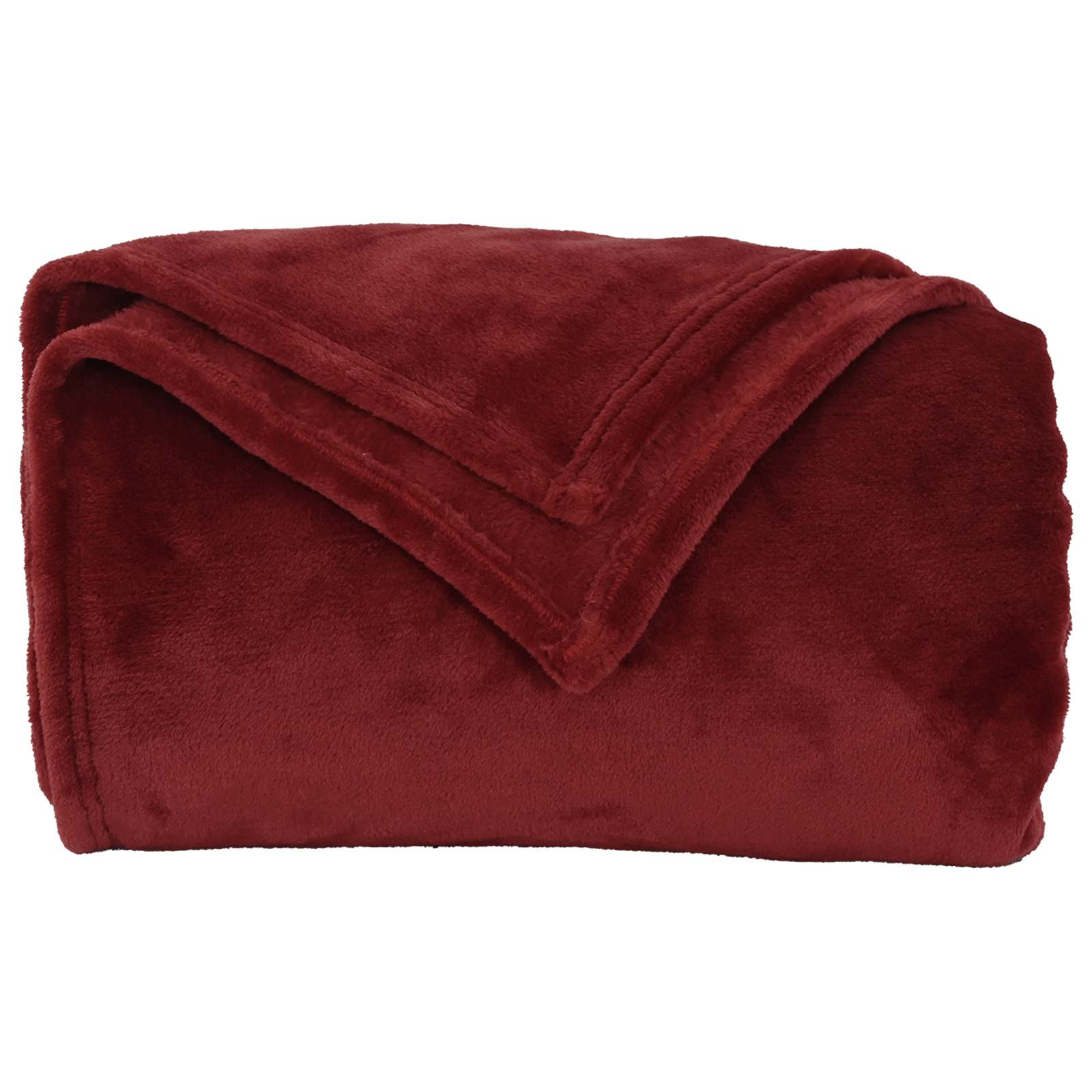 Coperta Rosso Bordeaux 220 x 240 cm Panno