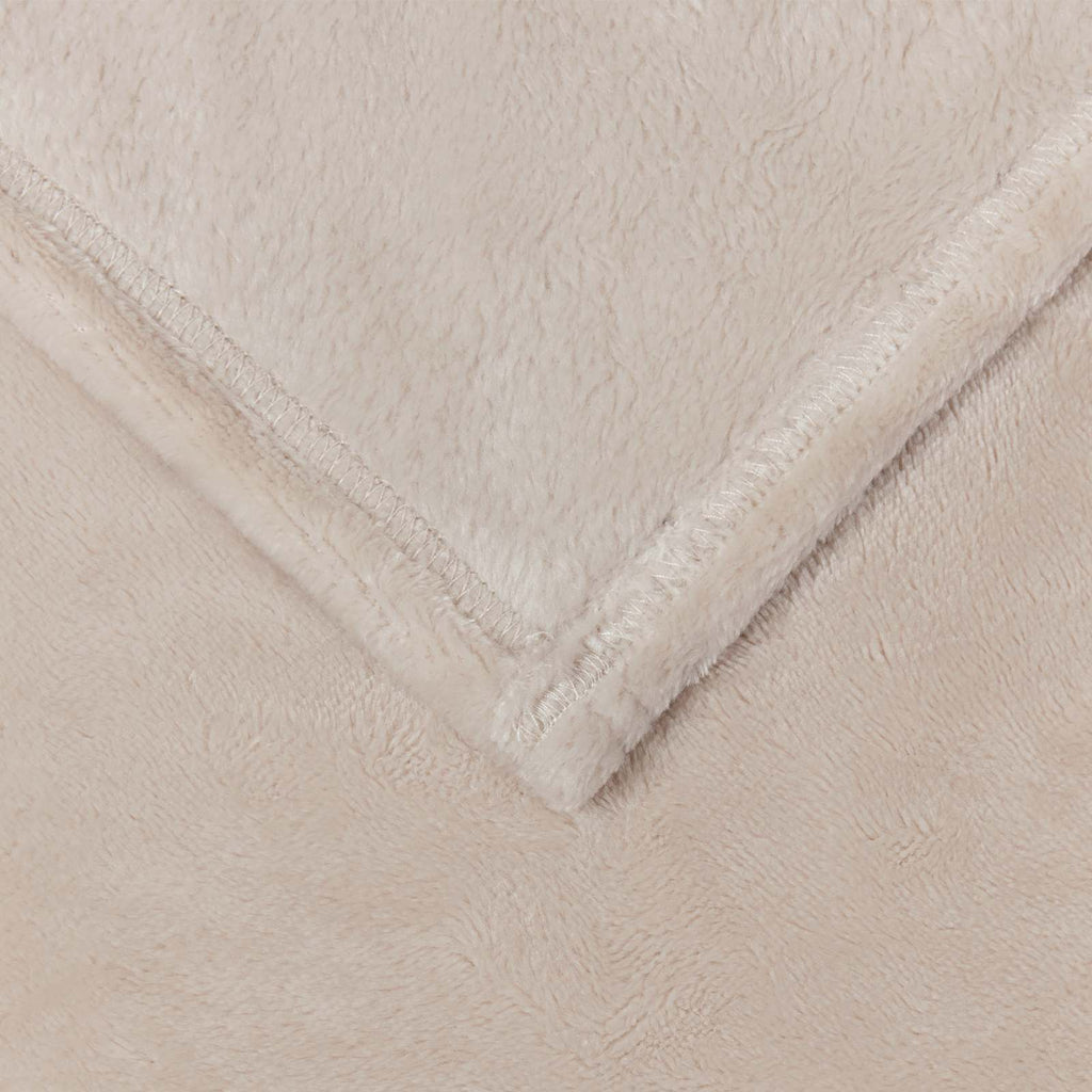 Coperte da Pile 6 pcs Beige 130 x 150 cm Panno