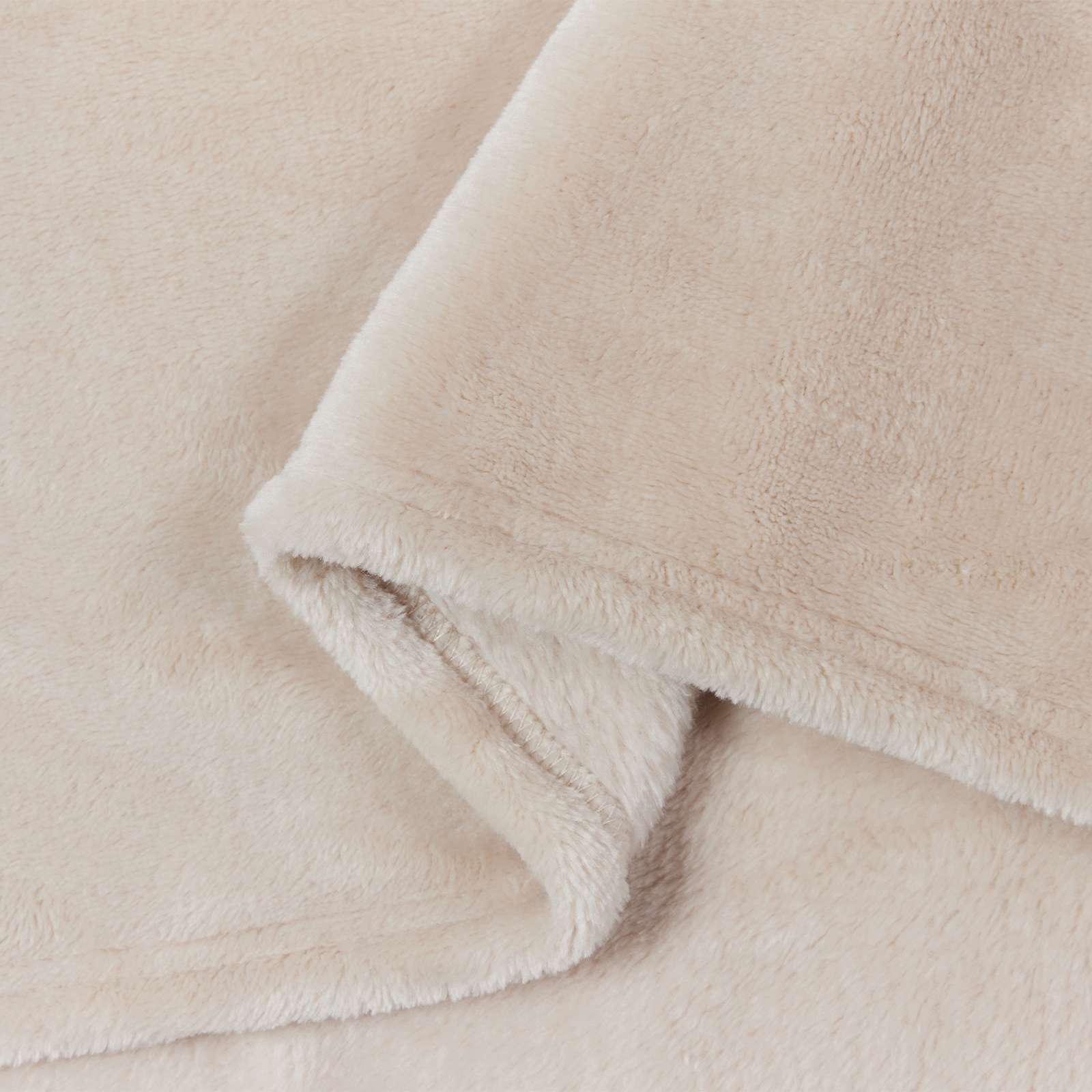 Coperte da Pile 6 pcs Beige 130 x 150 cm Panno