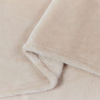 Coperte da Pile 6 pcs Beige 240 x 270 cm Panno